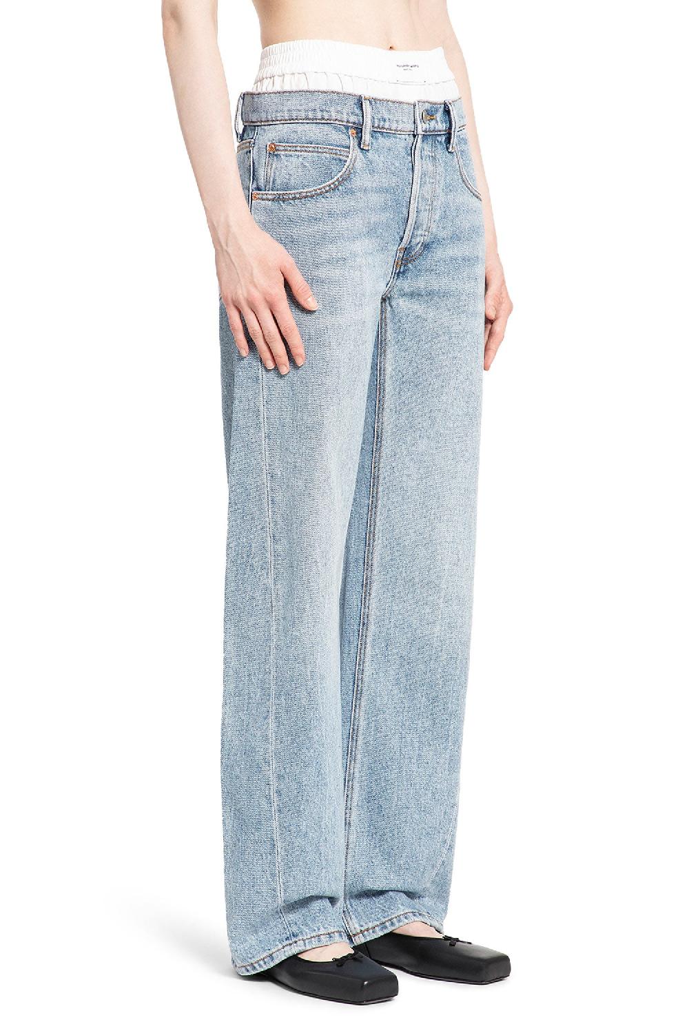 Antonioli ALEXANDER WANG WOMAN BLUE JEANS Sconto