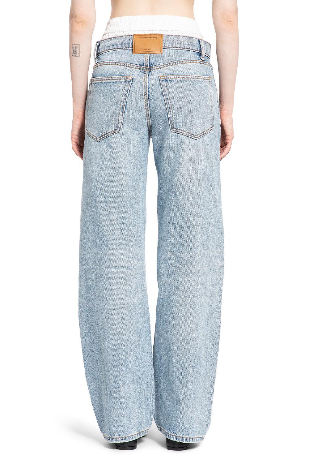 Antonioli ALEXANDER WANG WOMAN BLUE JEANS Sconto