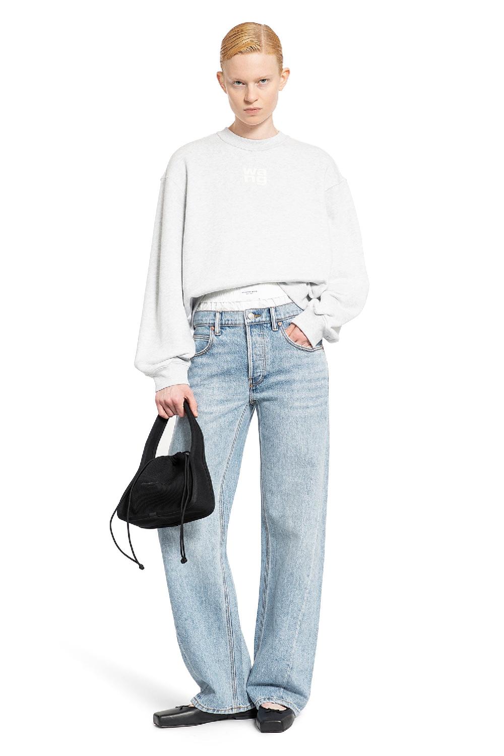 Antonioli ALEXANDER WANG WOMAN BLUE JEANS Sconto