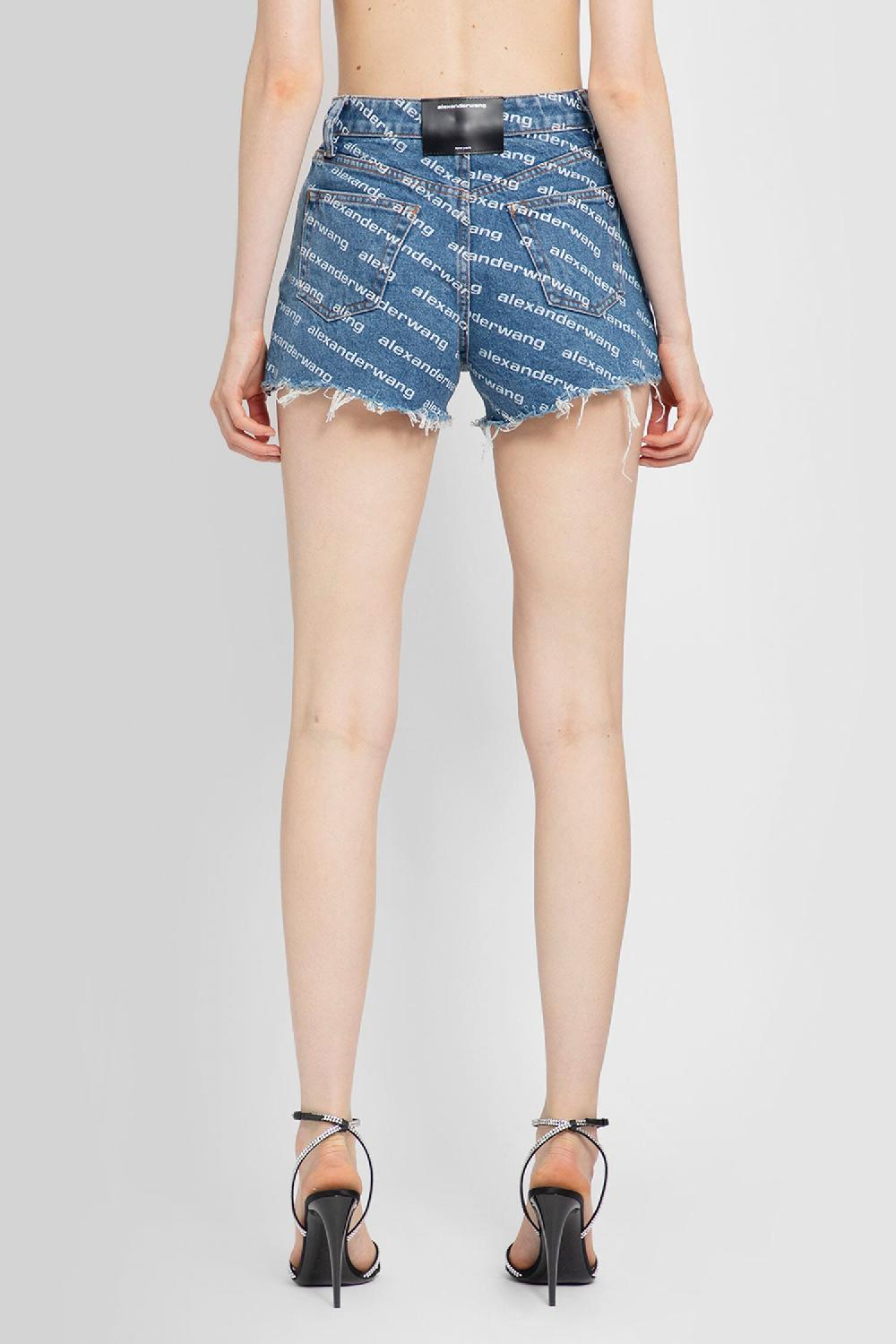 Antonioli ALEXANDER WANG WOMAN BLUE SHORTS Offerta