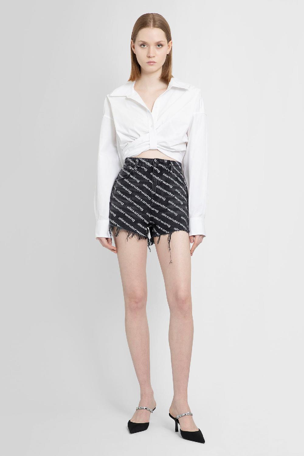 Antonioli ALEXANDER WANG WOMAN GREY SHORTS In Vendita