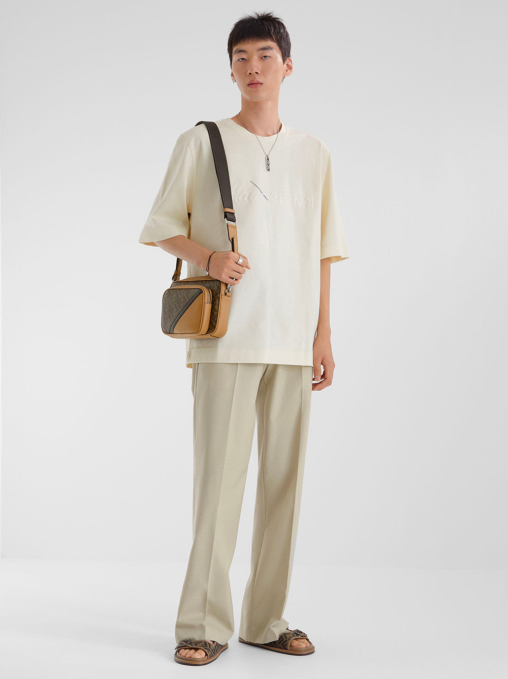 FENDI "made in fendi" t-shirt Soddisfazione Garantita