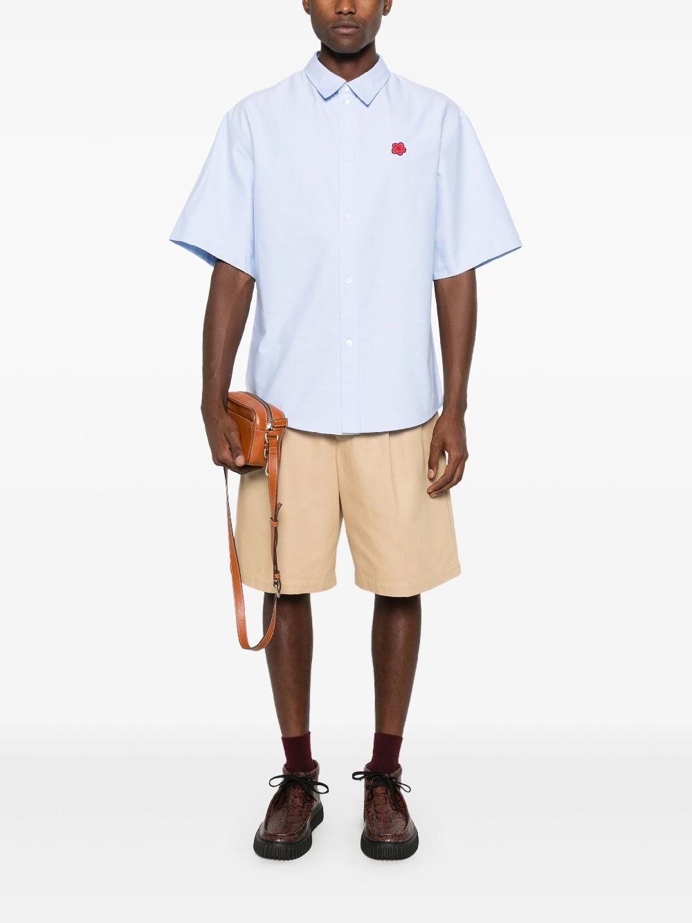 KENZO 'boke flower' embroidered casual shirt Novità