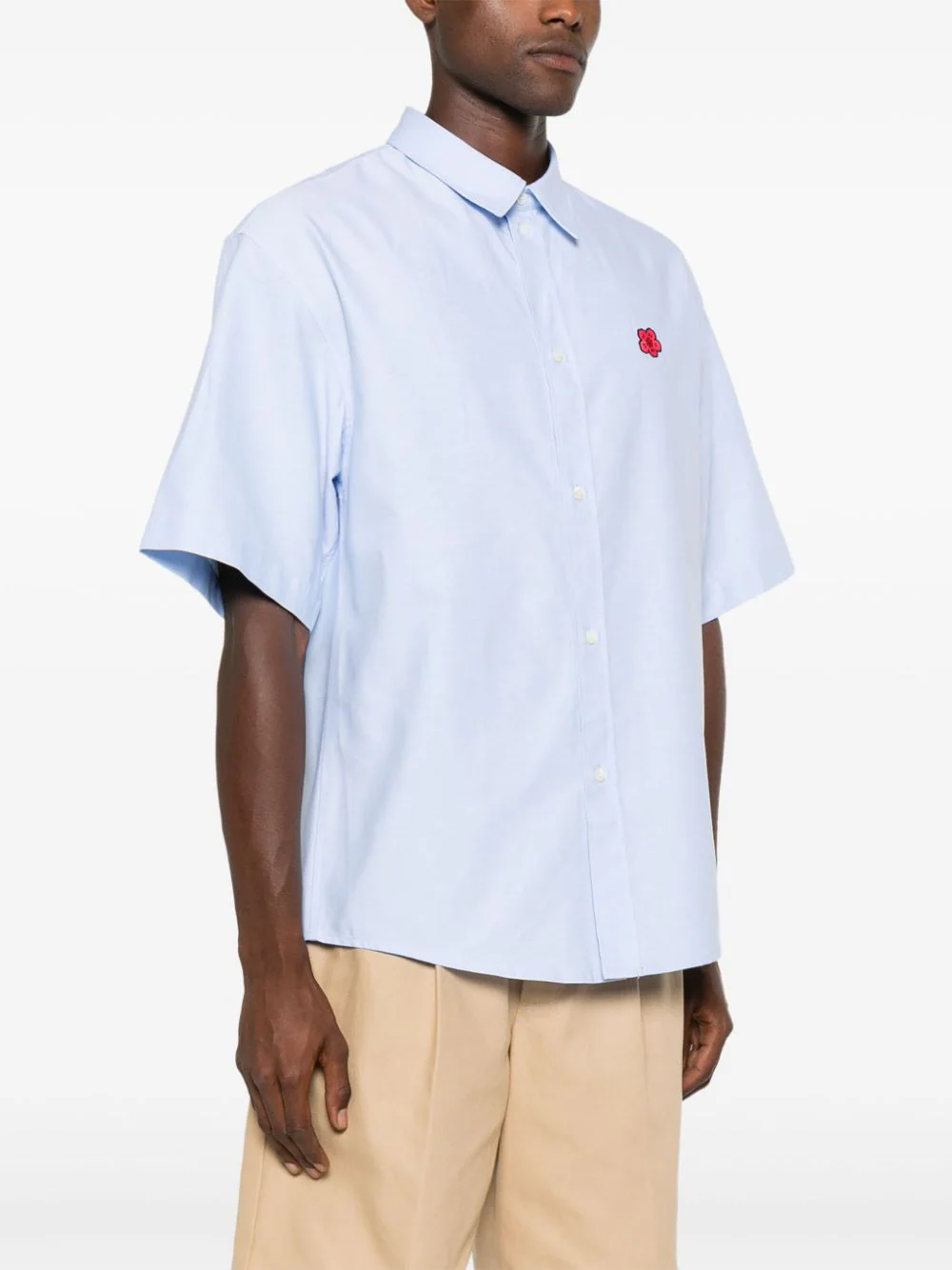 KENZO 'boke flower' embroidered casual shirt Novità