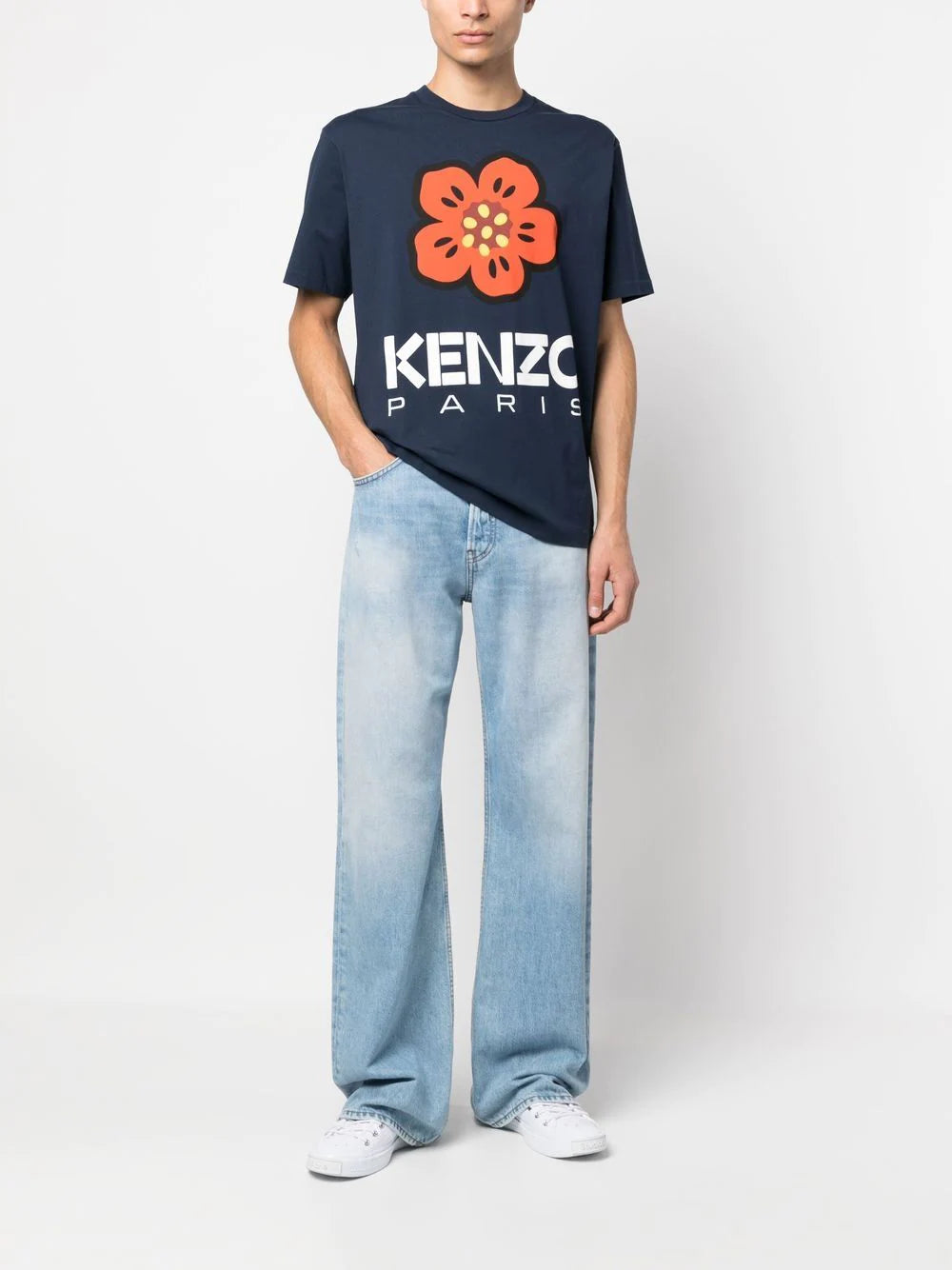 KENZO 'boke flower' t-shirt Offerte