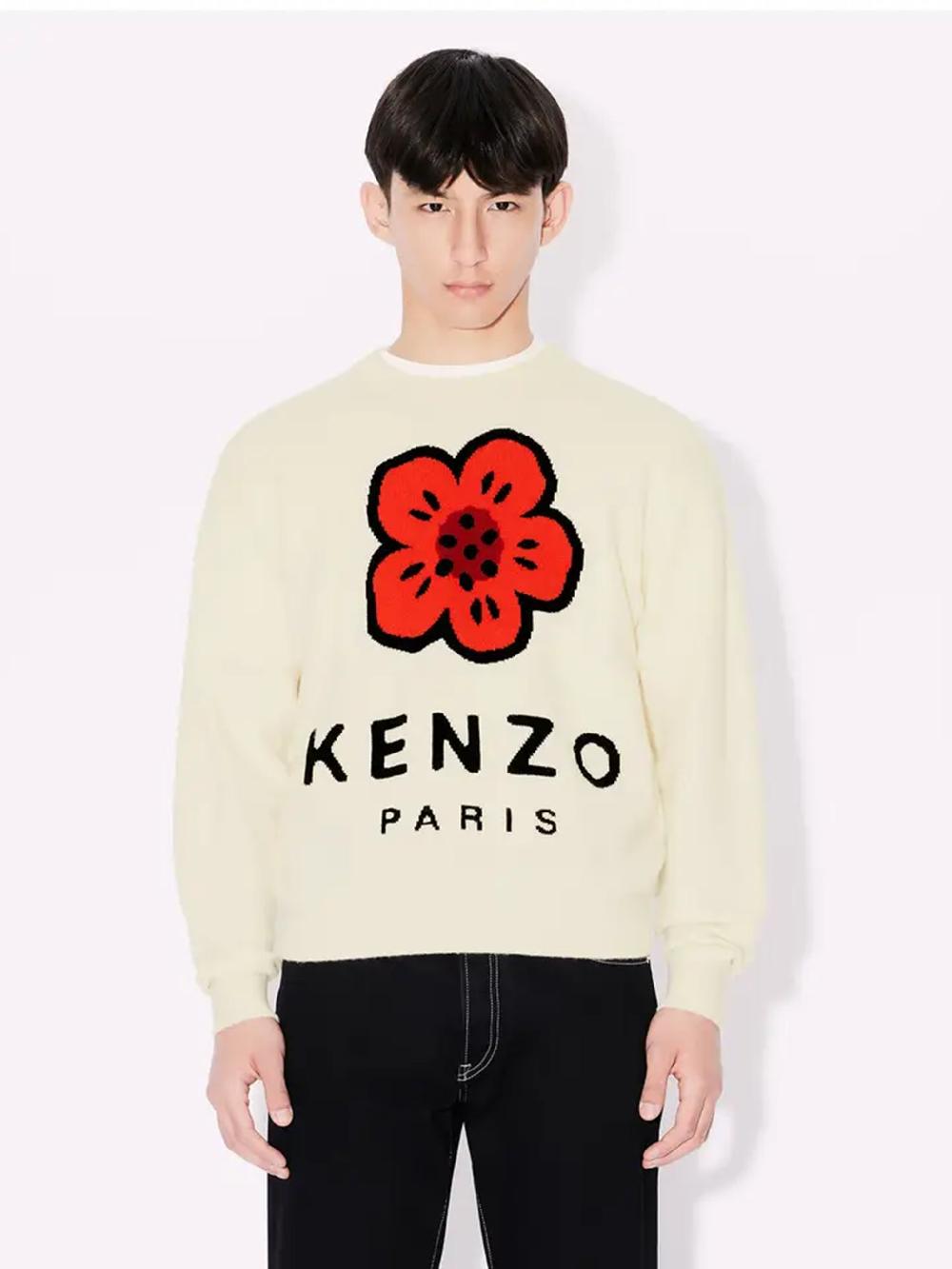 KENZO 'boke flower' wool jumper Vendita Calda
