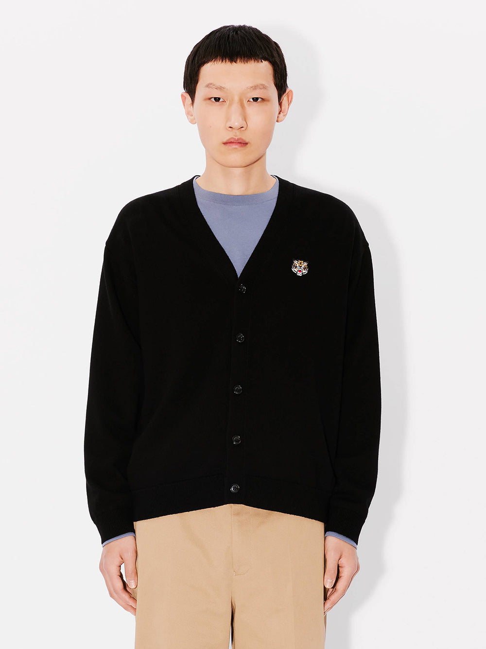 KENZO 'kenzo lucky tiger' embroidered cardigan Spedizione Gratuita