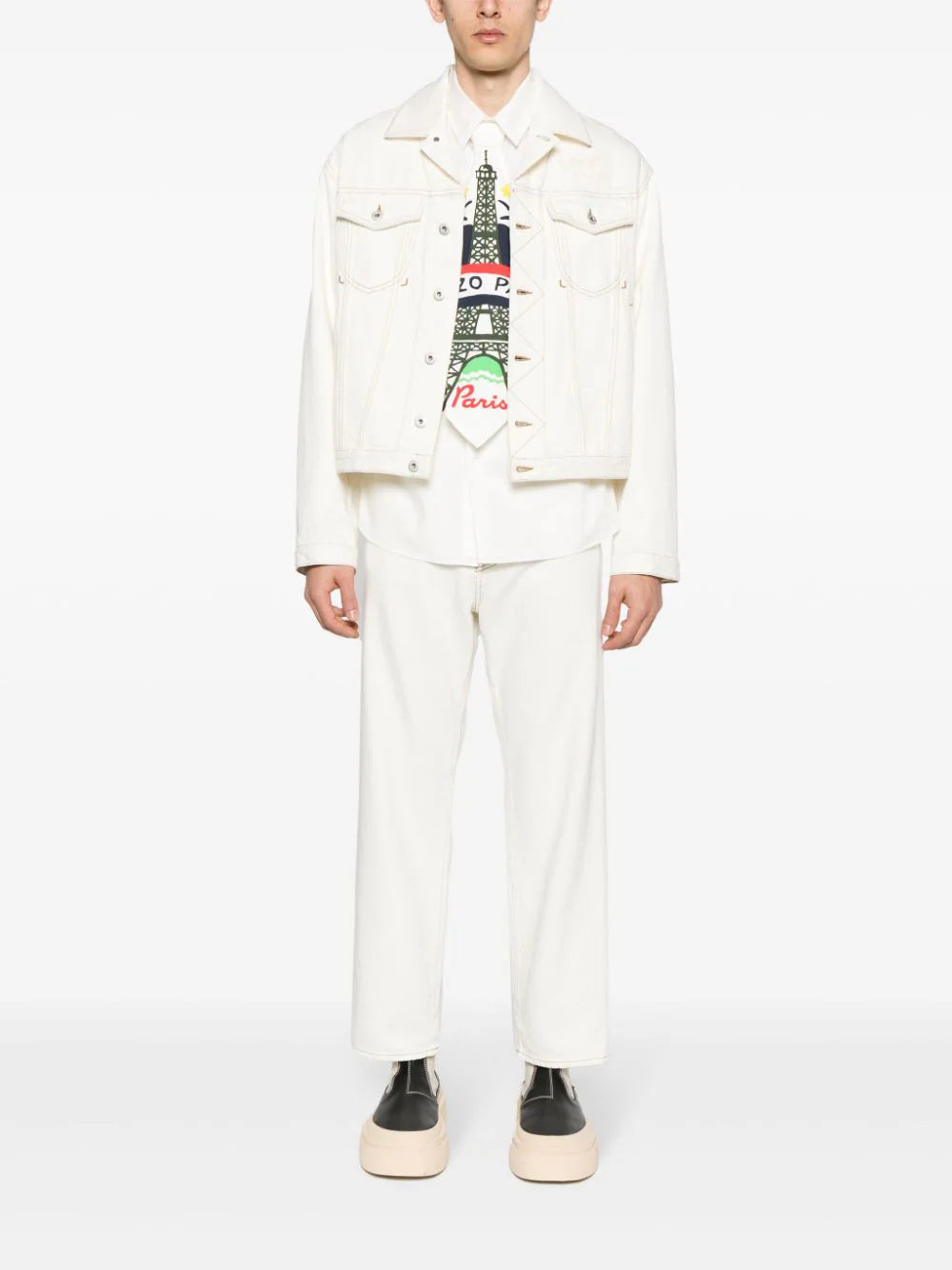 KENZO 'kenzo paris' denim trucker jacket Negozi Online
