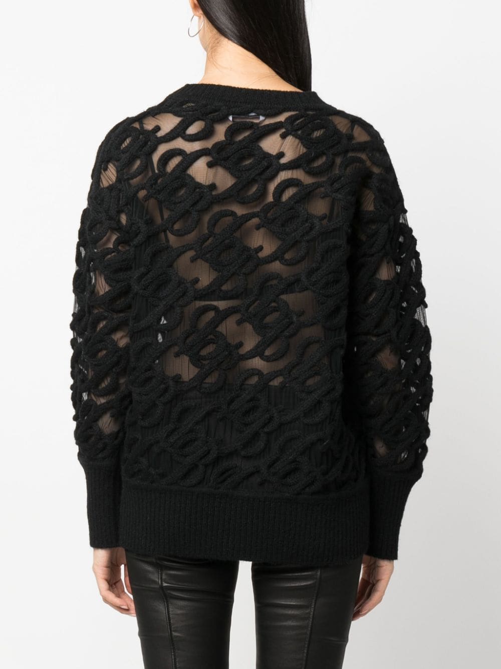 Blumarine "b" cardigan Vendita Calda