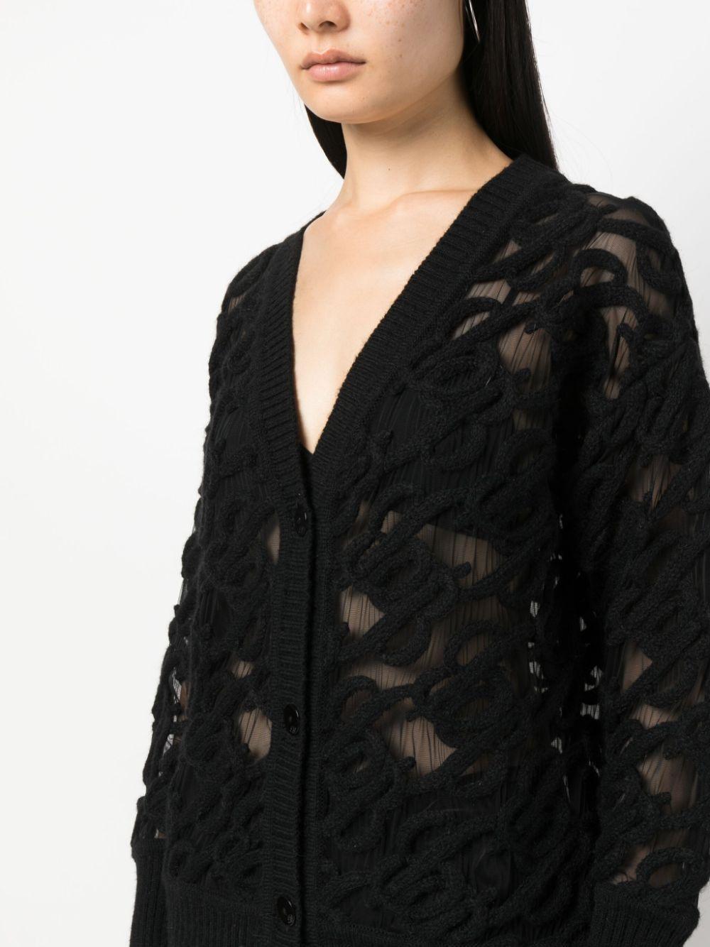 Blumarine "b" cardigan Vendita Calda