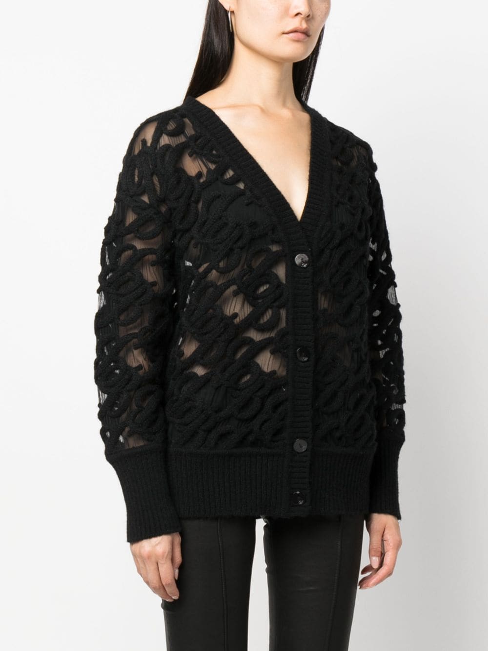 Blumarine "b" cardigan Vendita Calda