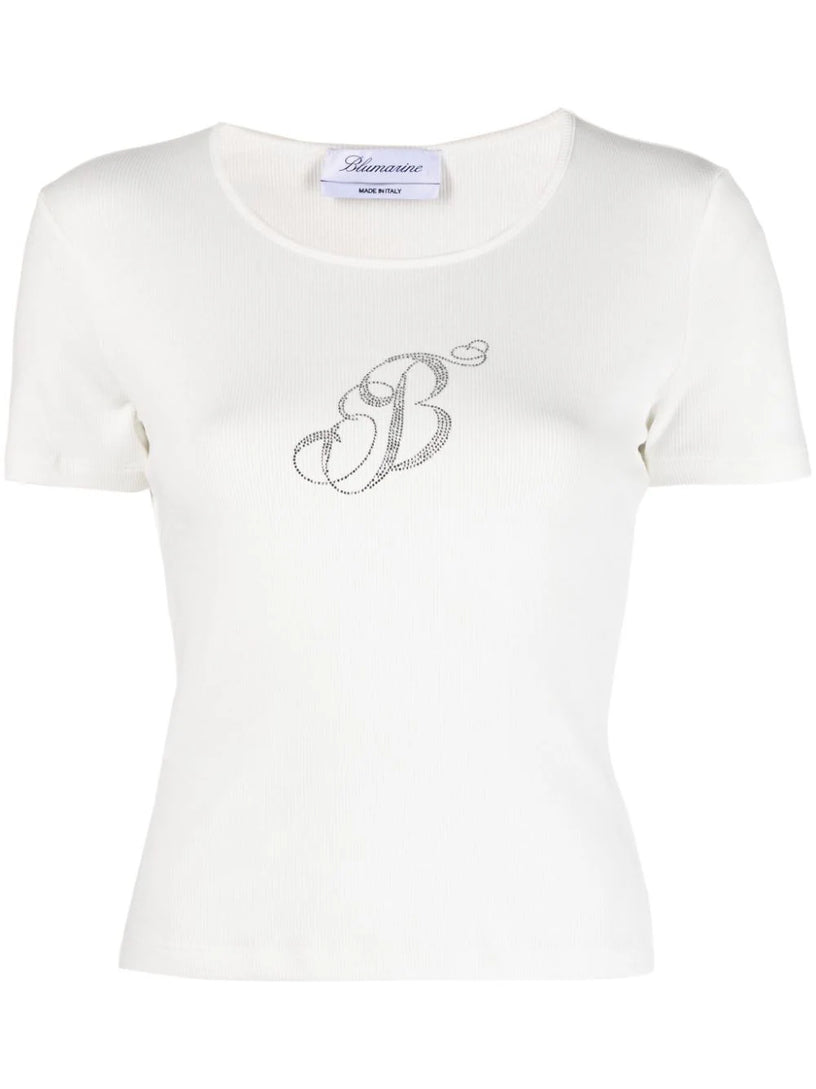Blumarine "b" t-shirt Vendita Economica