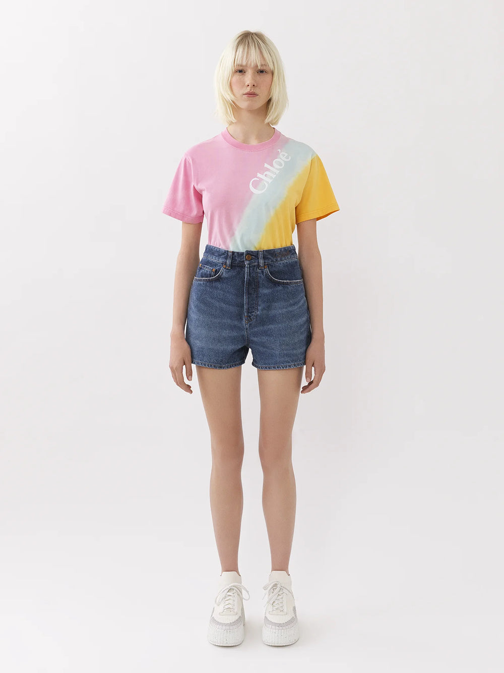 Chloé "dukuno" denim shorts In Saldo