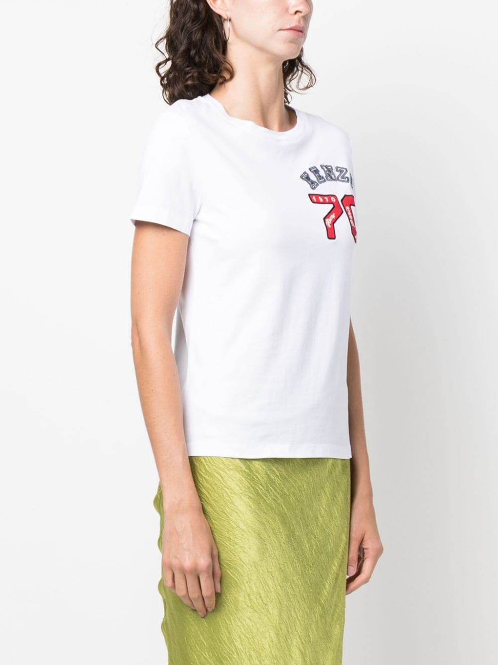 KENZO "kenzo academy" embroidered t-shirt Moda