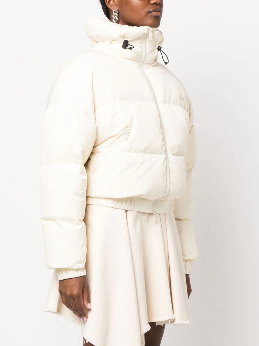 MSGM "ripstop nylon" cropped down jacket Italia