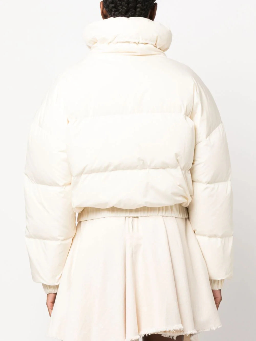 MSGM "ripstop nylon" cropped down jacket Italia