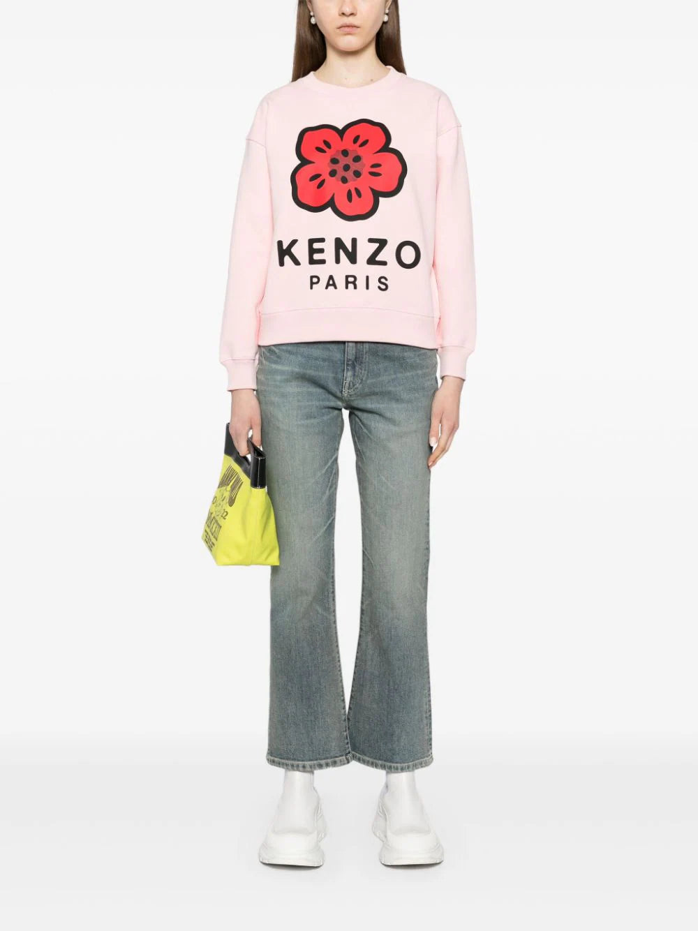 KENZO 'boke 2.0' embroidered cropped sweatshirt Qualità