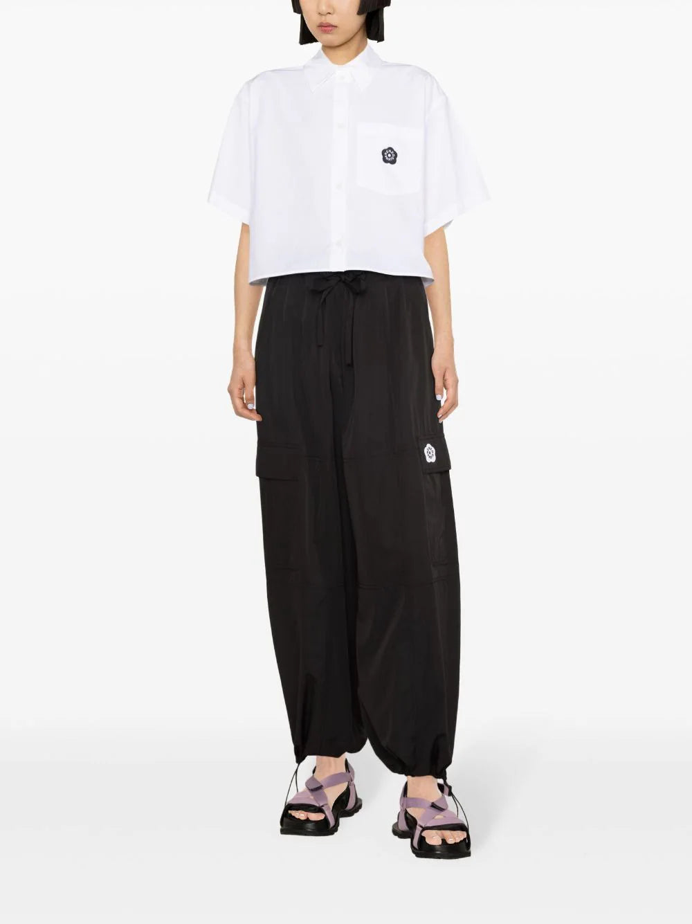 KENZO 'boke flower 2.0' short shirt Soddisfazione Garantita