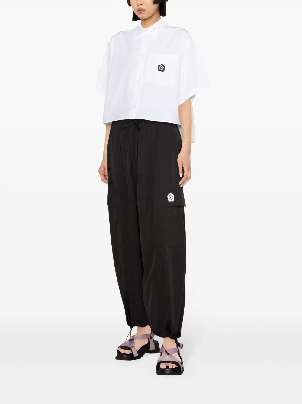 KENZO 'boke flower 2.0' short shirt Soddisfazione Garantita