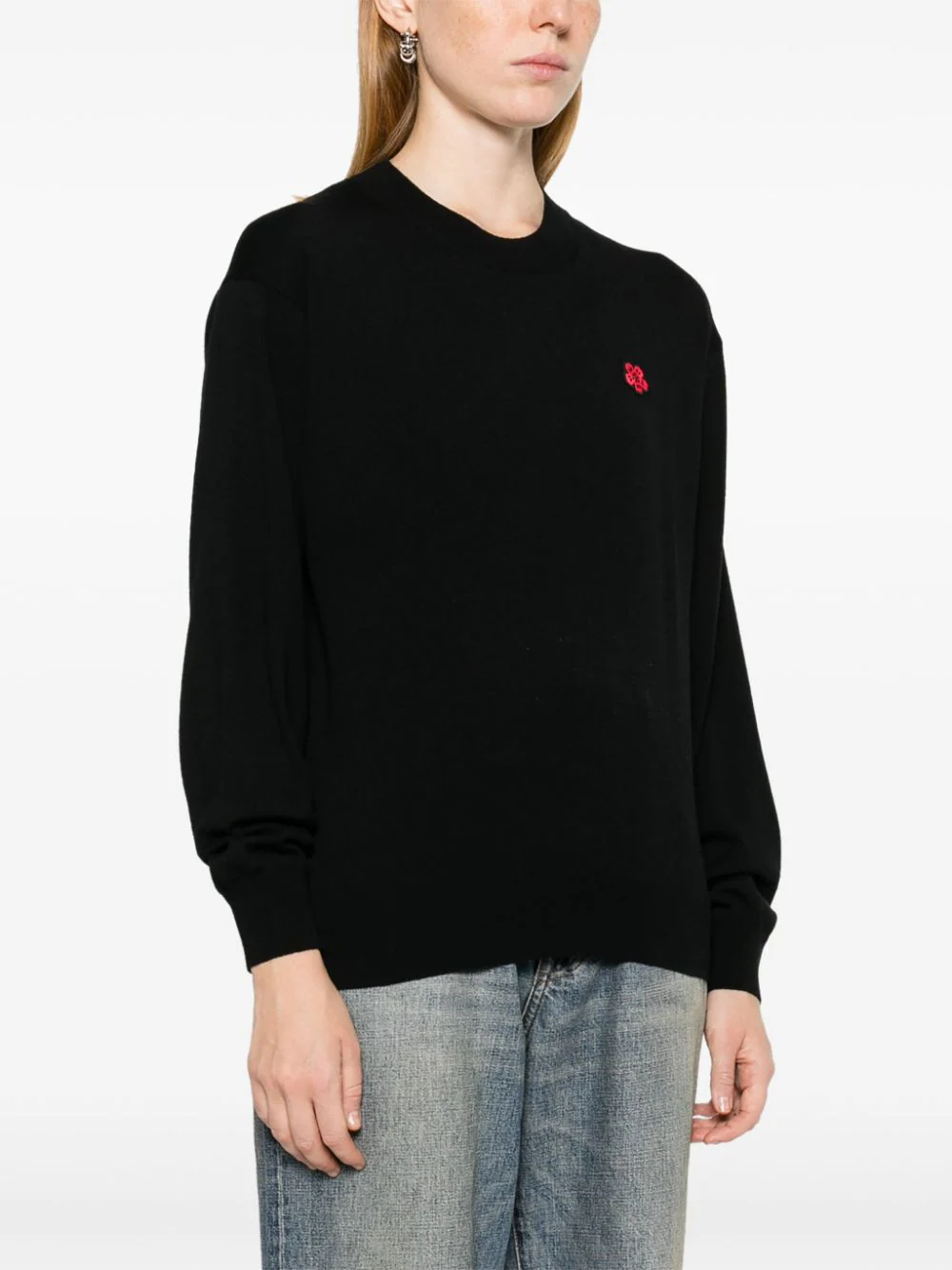 KENZO 'boke flower' embroidered wool sweater Promozione Limitata
