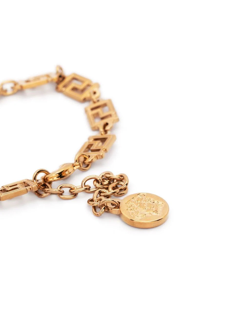 VERSACE 'greca' charm-detail bracelet Offerte