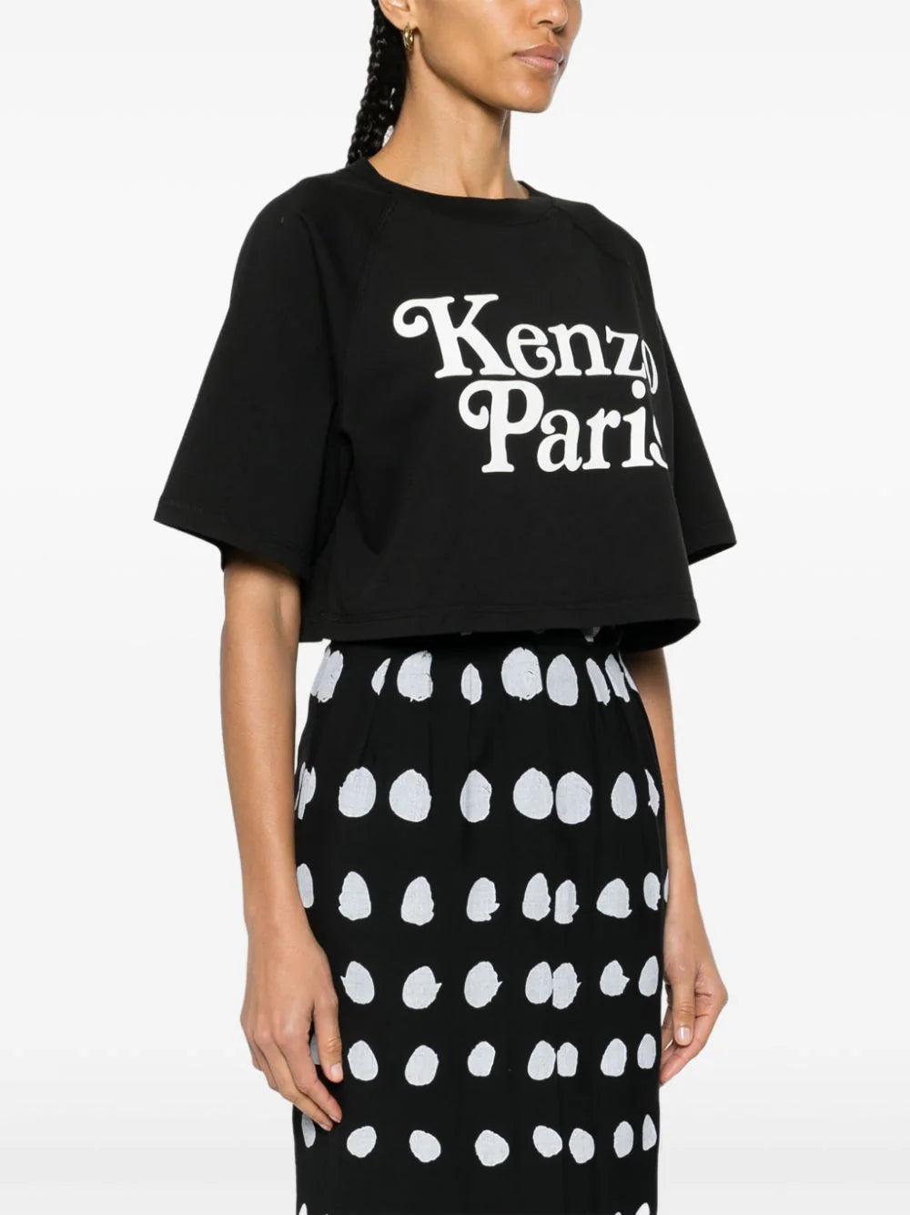 KENZO 'kenzo by verdy' boxy cropped t-shirt Vendita Calda