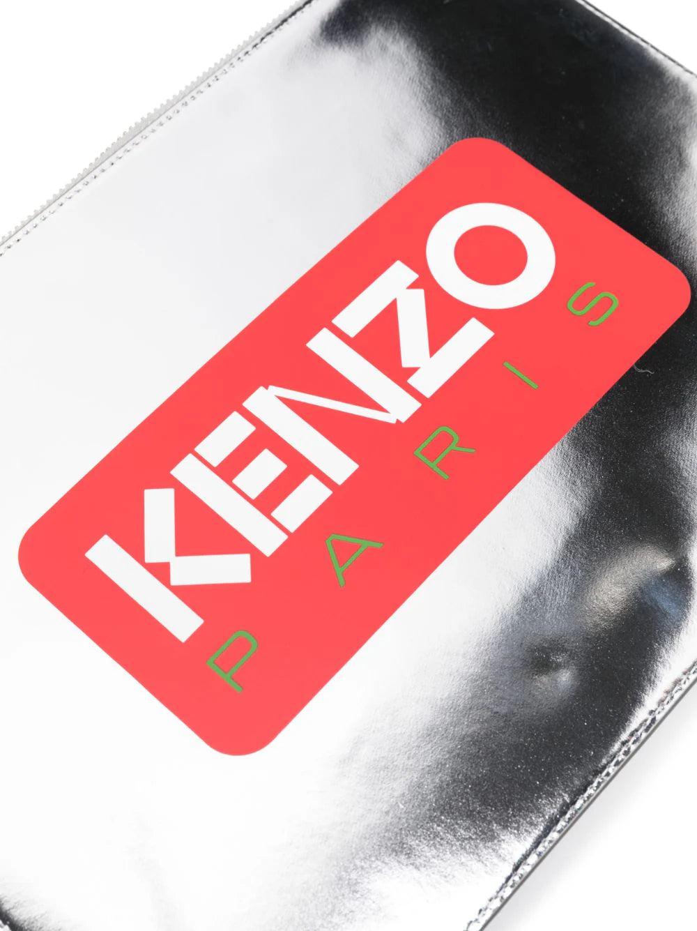 KENZO 'kenzo paris' leather card holder Nuova