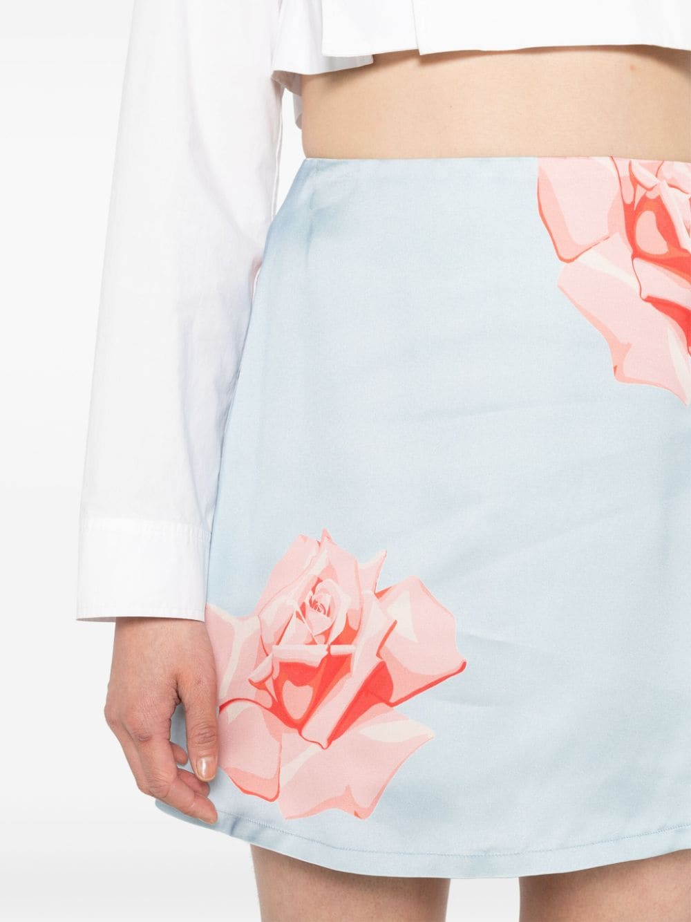 KENZO 'kenzo rose' mini skirt Italia