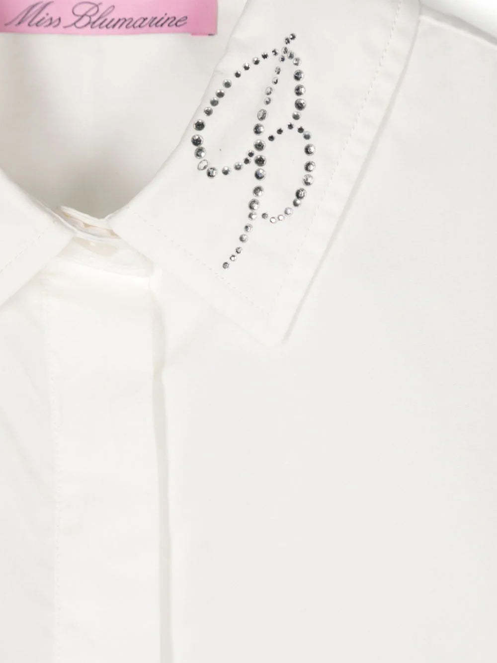 Miss Blumarine Shirt with rhinestones Vendita Economica