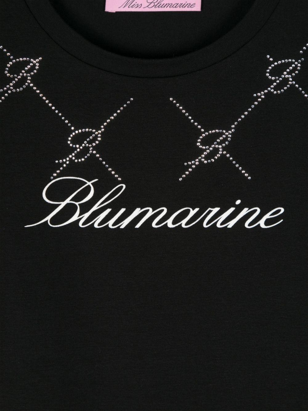 Miss Blumarine T-shirt with rhinestones I Più Venduti