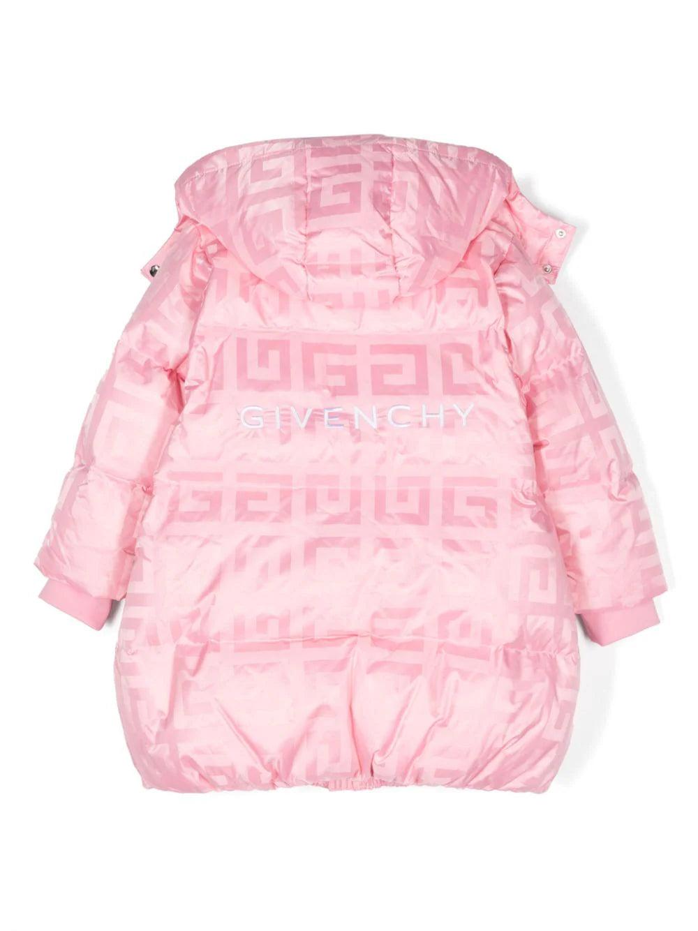 Givenchy Kids Down jacket with all-over 4g motif In Linea