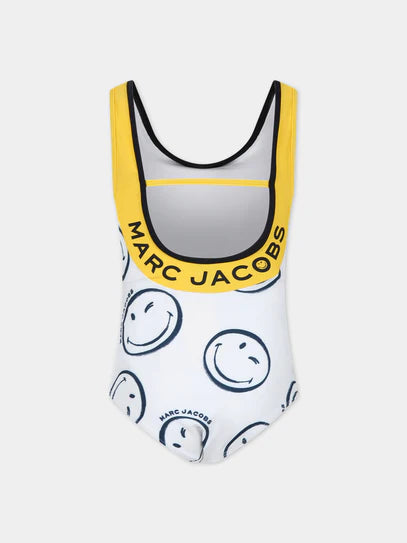 Marc Jacobs Kids One-piece swimsuit with smile Promozione
