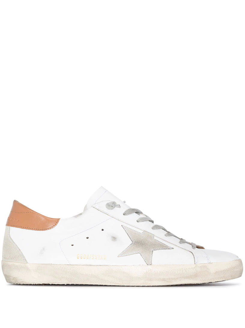 Golden Goose Super-star man with suede star and brown heel tab Online