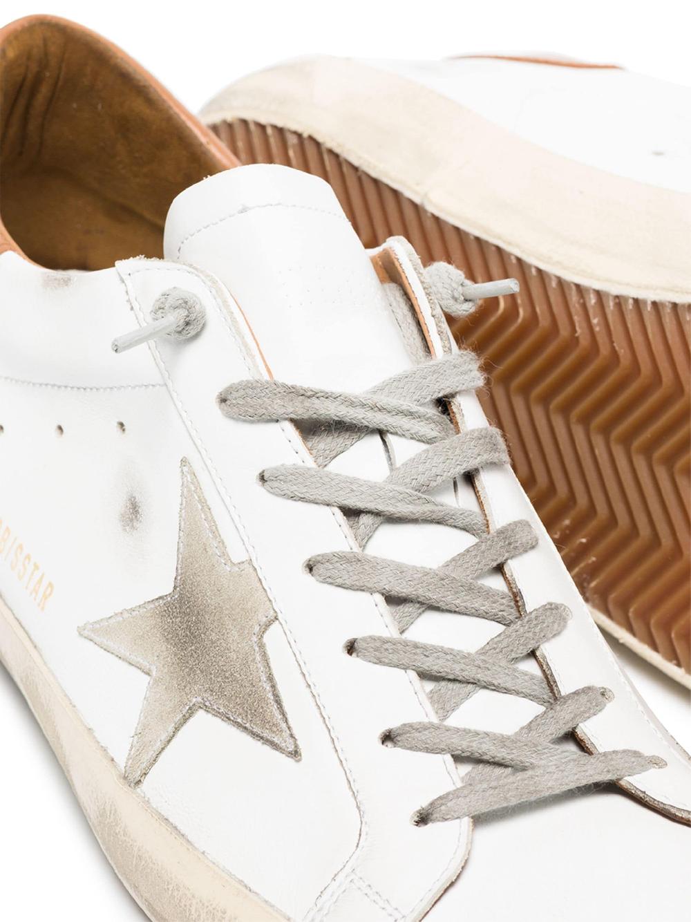 Golden Goose Super-star man with suede star and brown heel tab Online