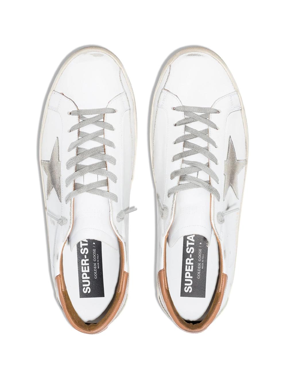 Golden Goose Super-star man with suede star and brown heel tab Online