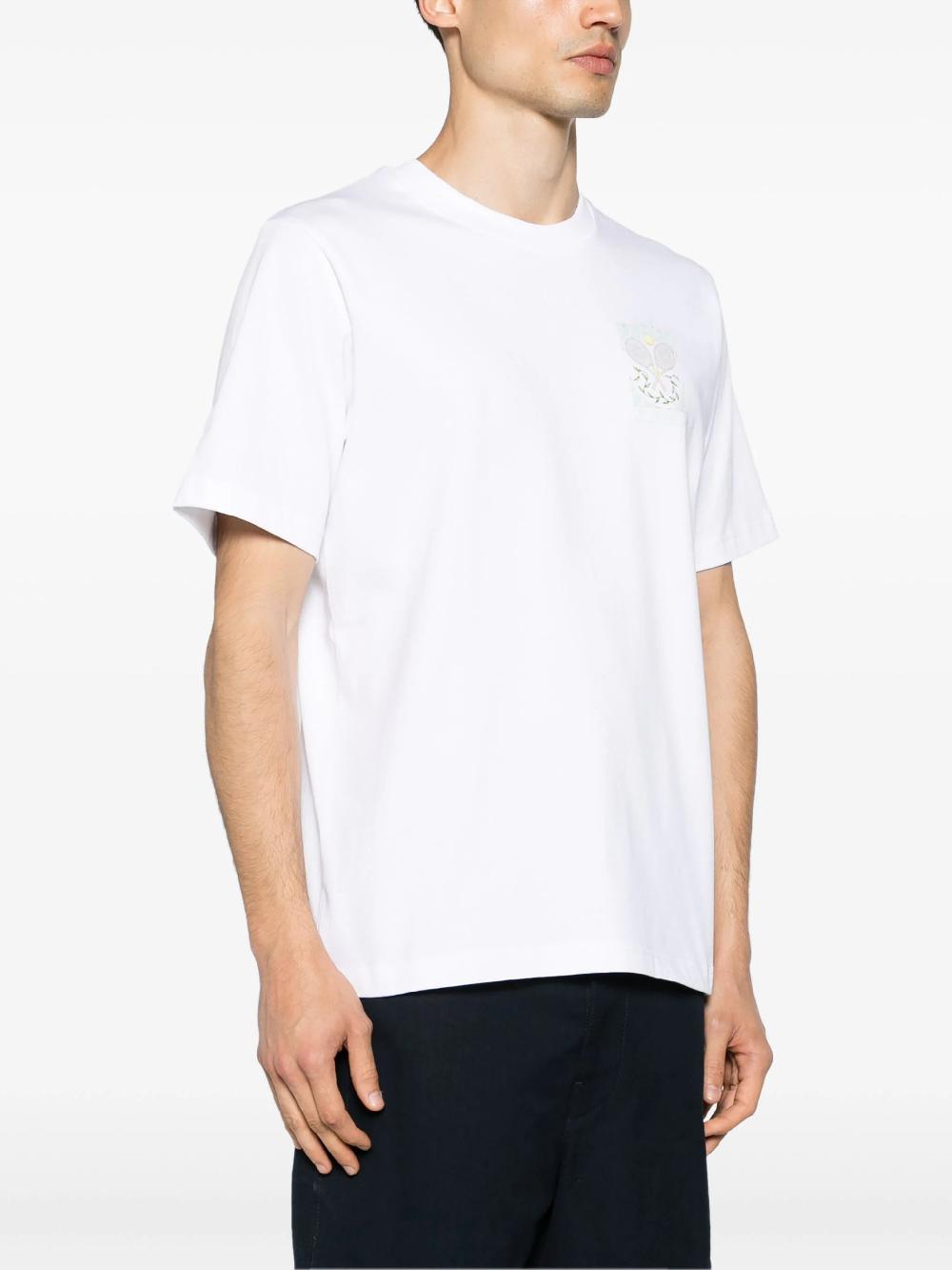 CASABLANCA Tennis pastelle t-shirt Qualità