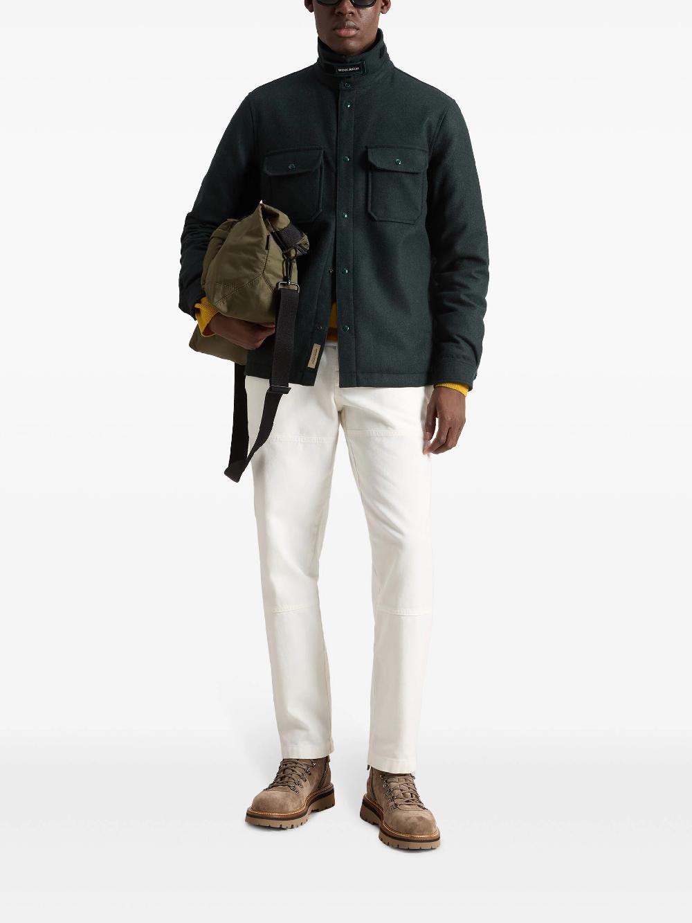 WOOLRICH Alaskan padded overshirt Soddisfazione Garantita