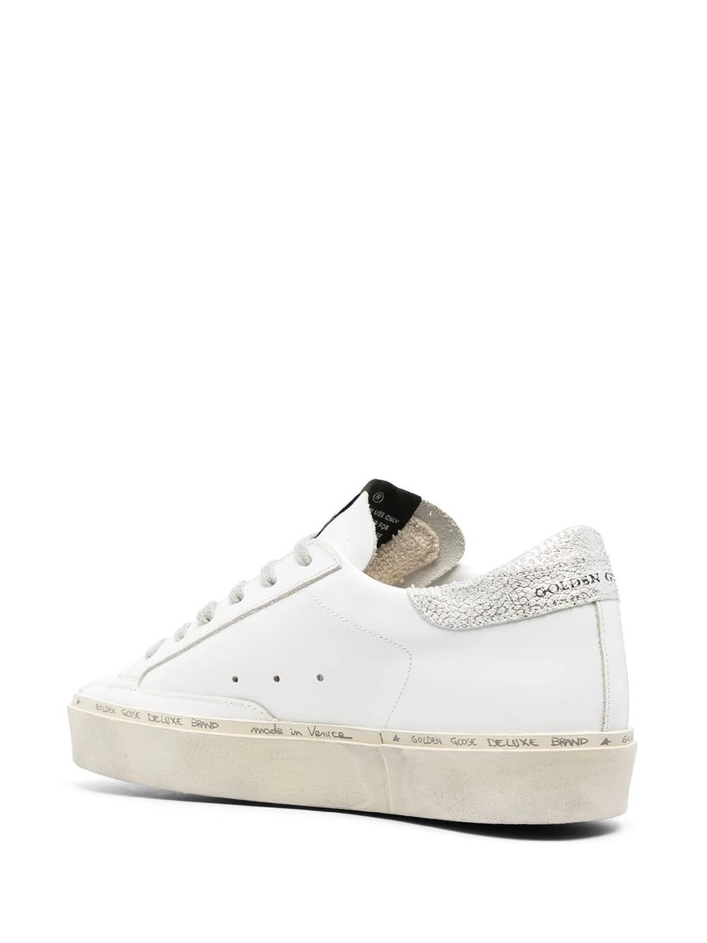 Golden Goose Hi star with metallic silver star and heel tab Grandi sconti
