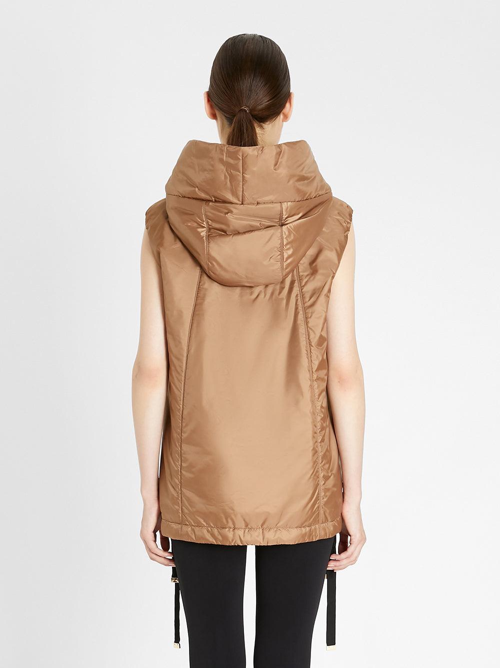 Max Mara Waterproof technical canvas vest Qualità Garantita