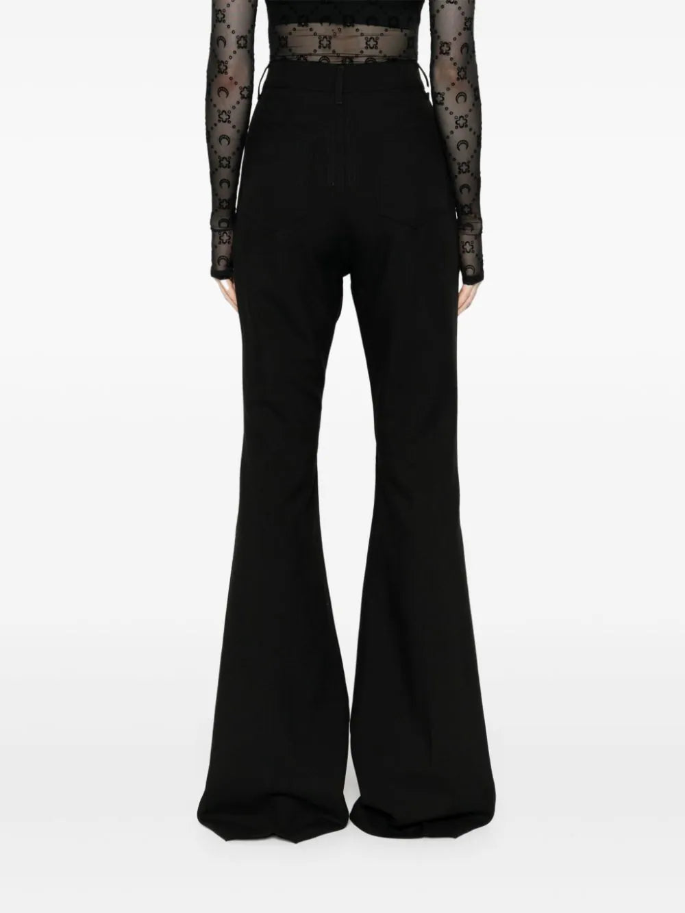 RICK OWENS Bolan bootcut in grain de poudre Prezzo Ridotto
