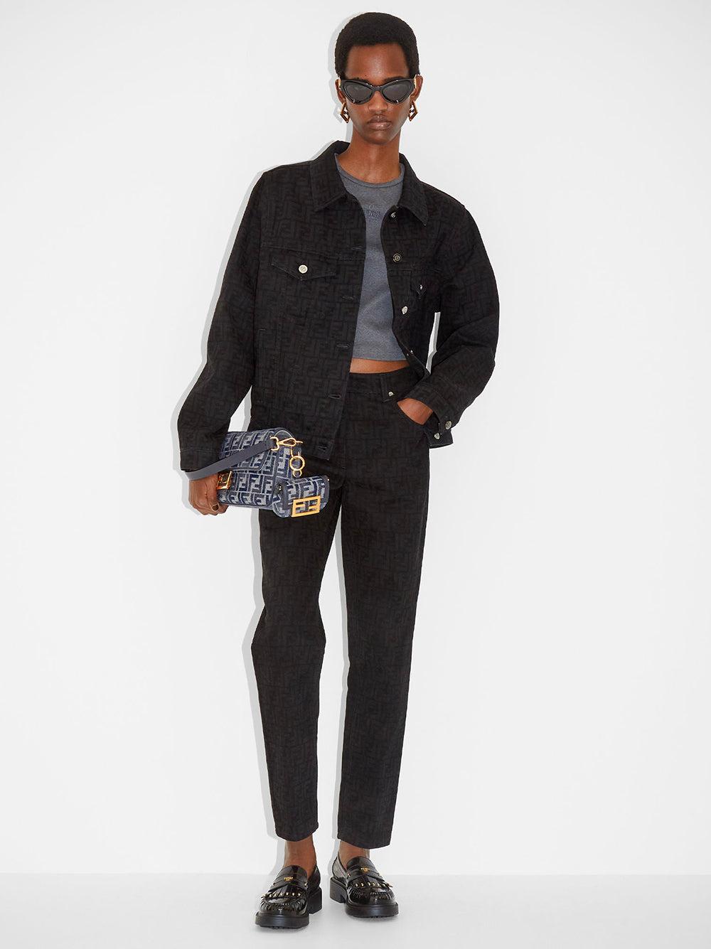 FENDI Ff denim jacket Economico