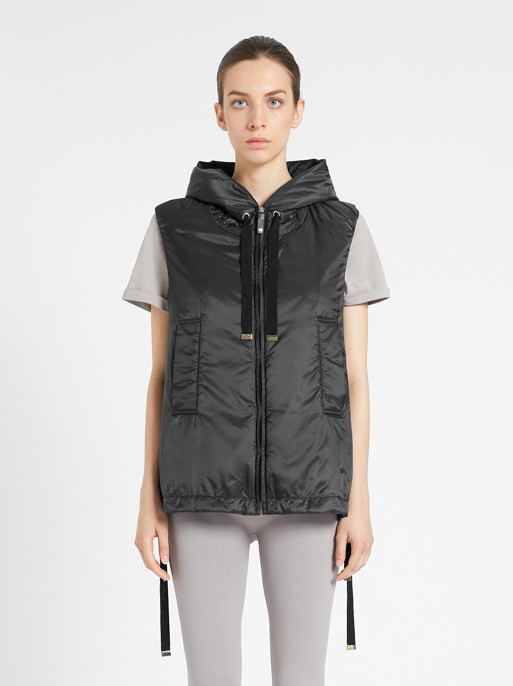Max Mara Waterproof technical canvas vest Pezzi Unici