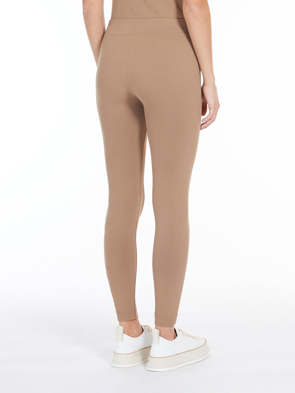 S Max Mara Basilea technical leggings with logo Soddisfazione Garantita