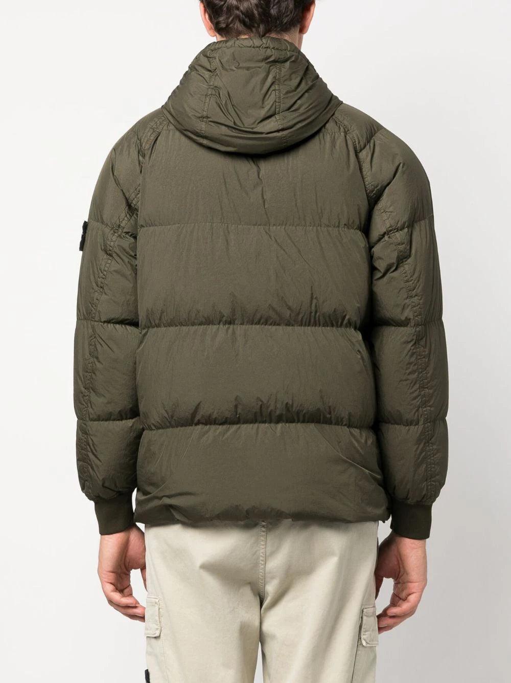 STONE ISLAND 40723 garment dyed crinkle reps recycled nylon down Vendite Flash
