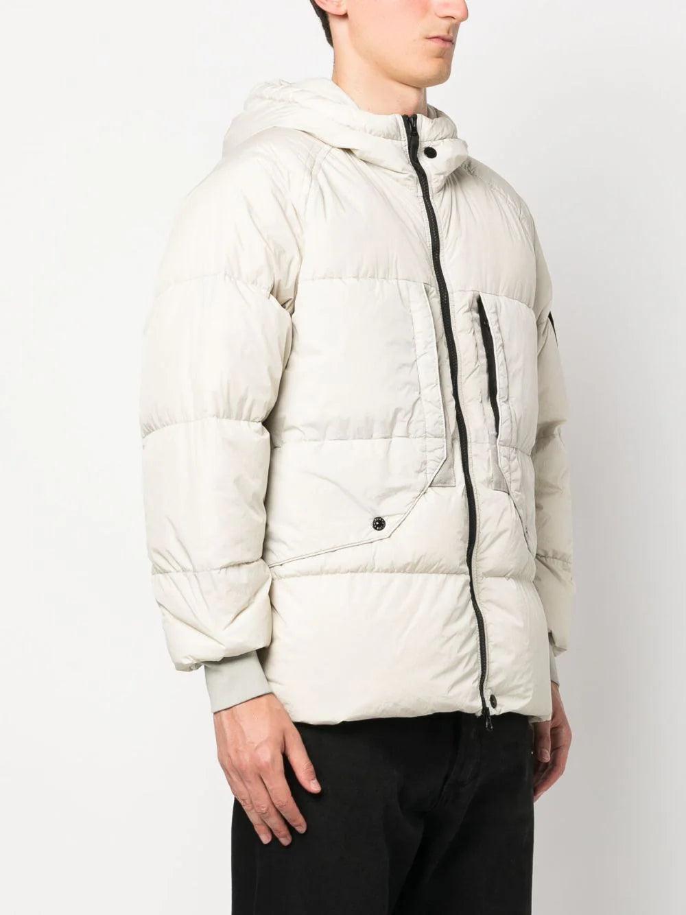 STONE ISLAND 40723 garment dyed crinkle reps recycled nylon down Italy
