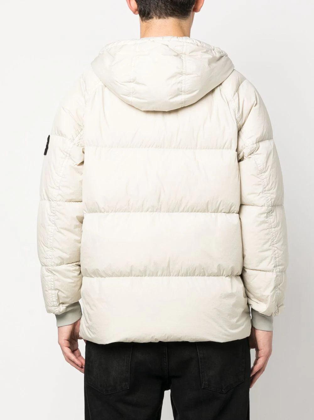STONE ISLAND 40723 garment dyed crinkle reps recycled nylon down Italy