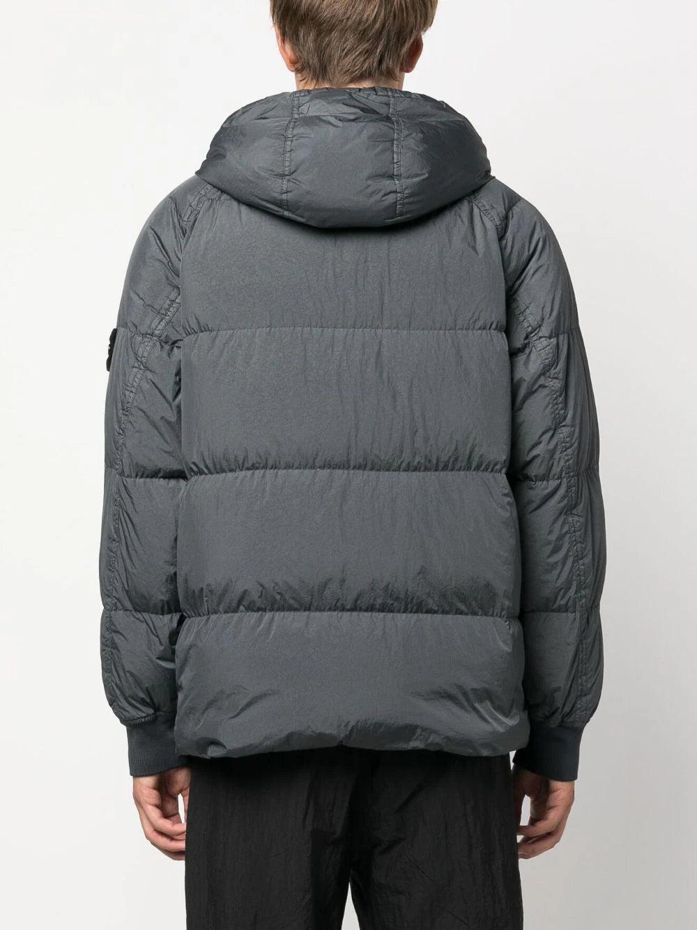 STONE ISLAND 40723 garment dyed crinkle reps recycled nylon down Italia