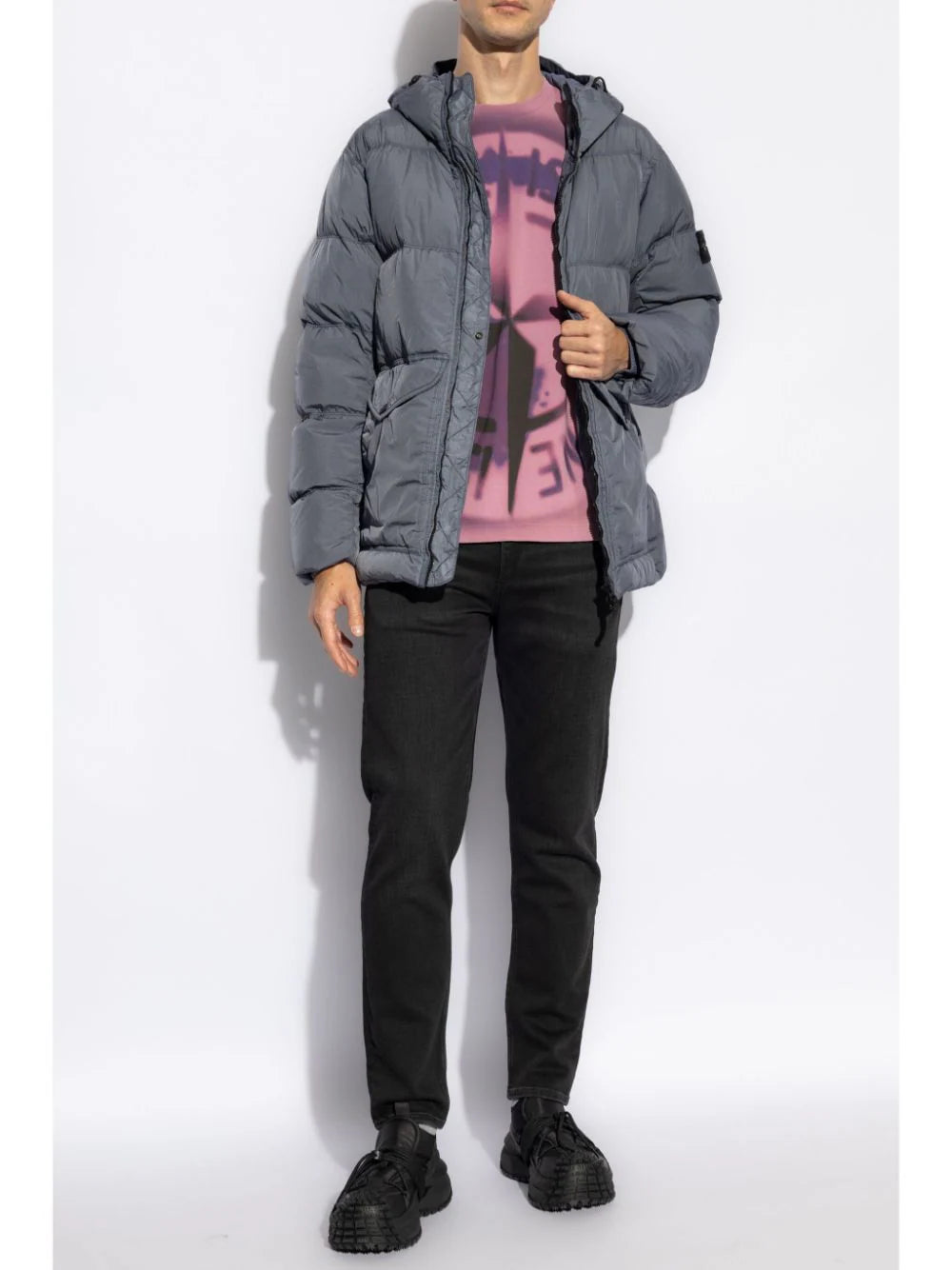 STONE ISLAND 40723 rds real down jacket Nuovo