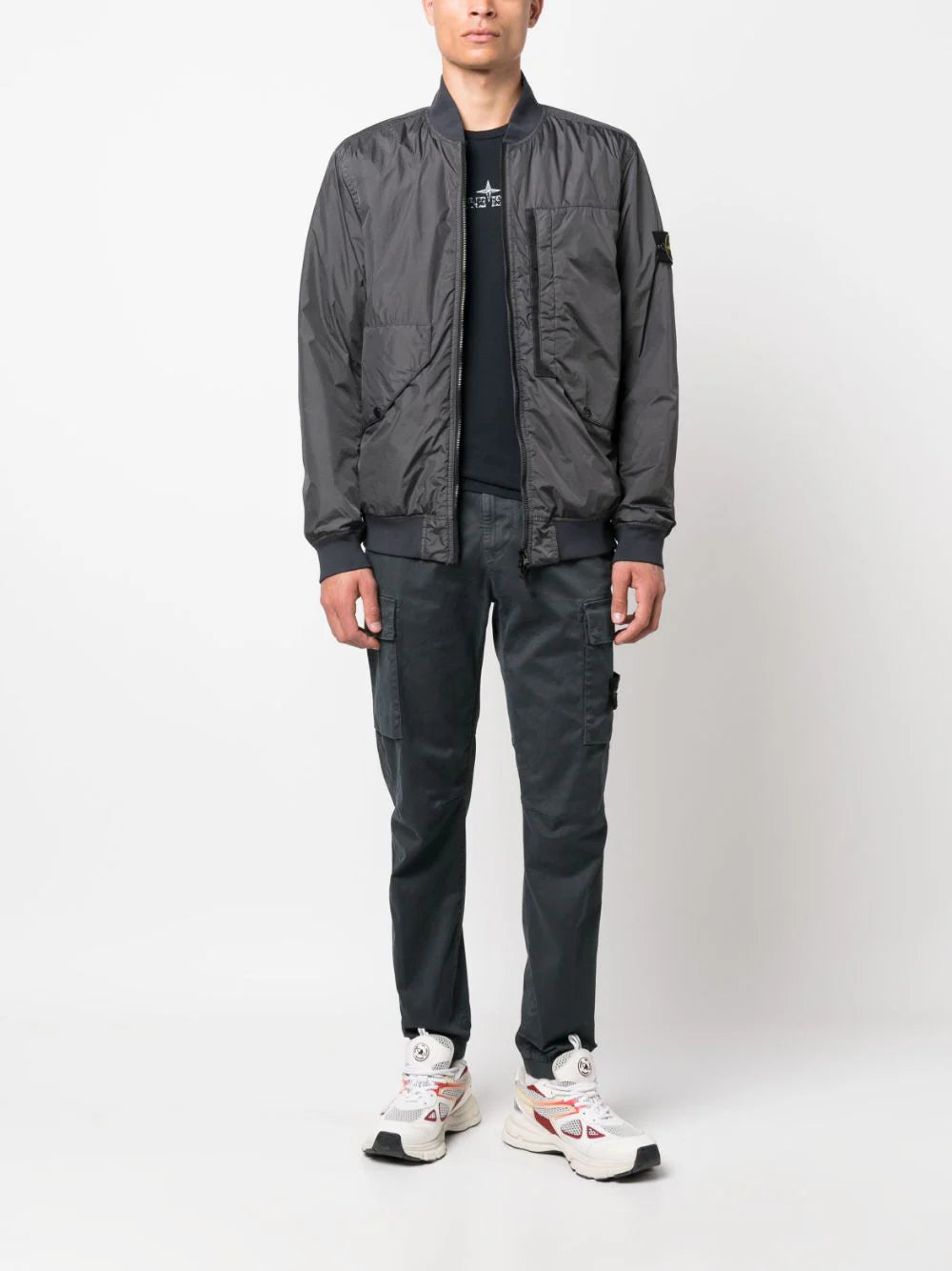 STONE ISLAND 40923 garment dyed crinkle reps recycled nylon with primaloft®-tc Offerta speciale