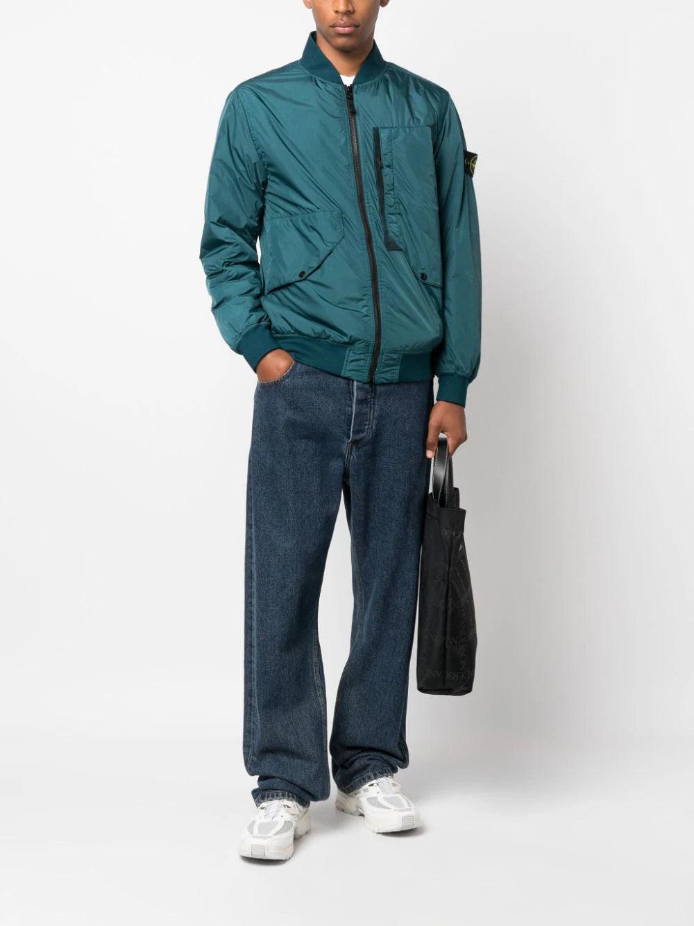 STONE ISLAND 40923 garment dyed crinkle reps recycled nylon with primaloft®-tc Spedizione Gratuita